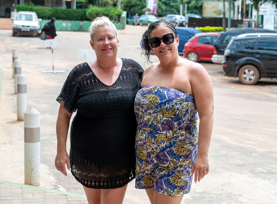 Sisters Jennie Dunphy and Adele Russell have been in The Gambia for just a few days and were shock­ed by the number of wrinkly white women on the pull