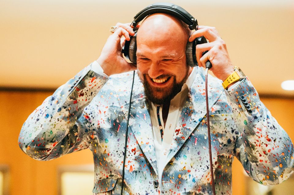 Tyson Fury hopes for massive hit on release of charity single, this November