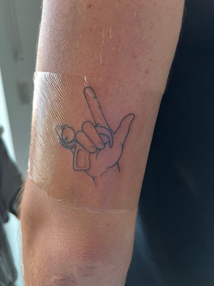 Love Island’s Tasha revealed Andrew’s new tattoo tribute to her on Twitter