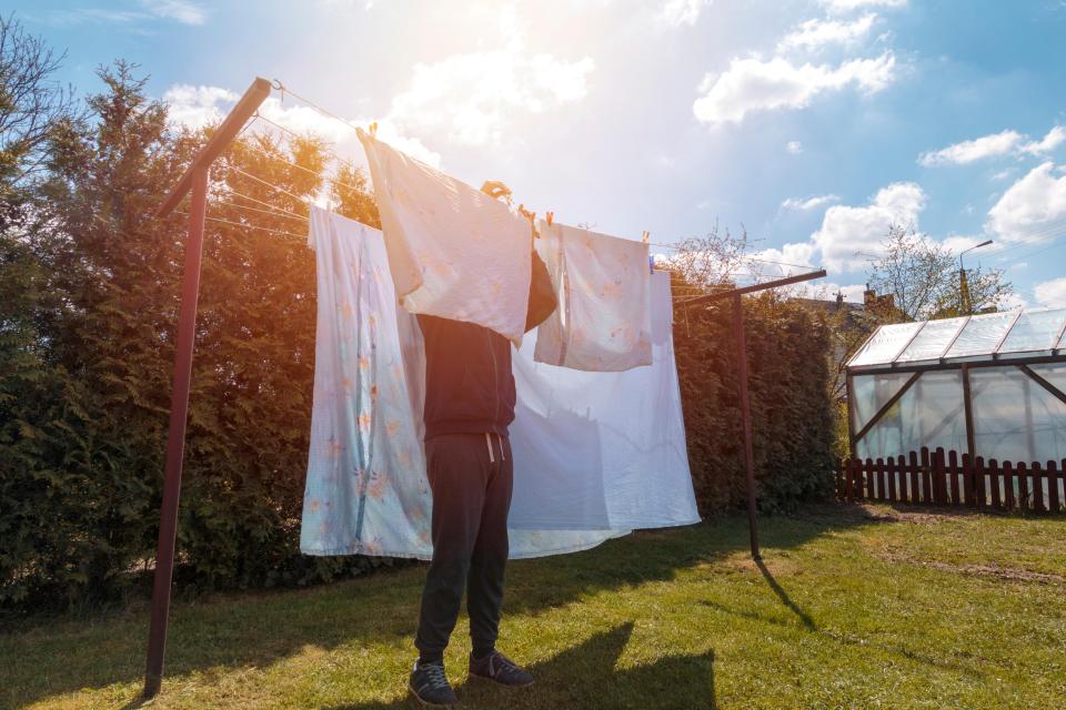 A savvy mum shared her very handy washing tip which she claims saves her so much time. Pictured, stock image