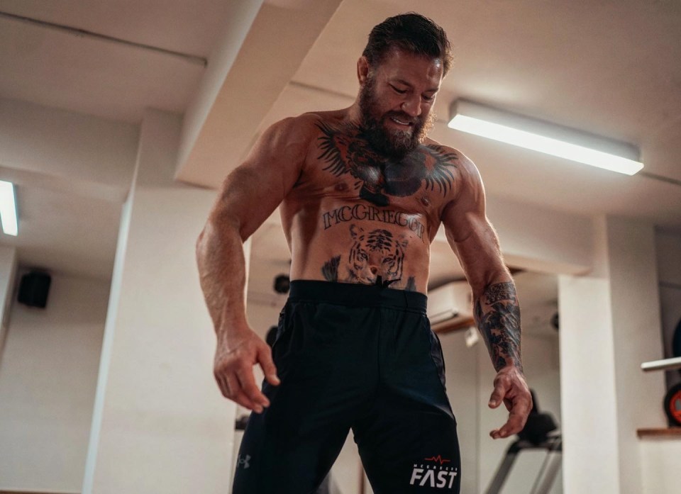 The UFC's poster boy has put on plenty of muscle during his time off