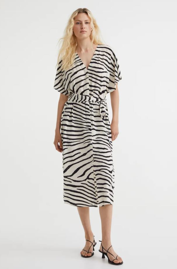 Grab This zebra-print dress from H&M and save £9.99