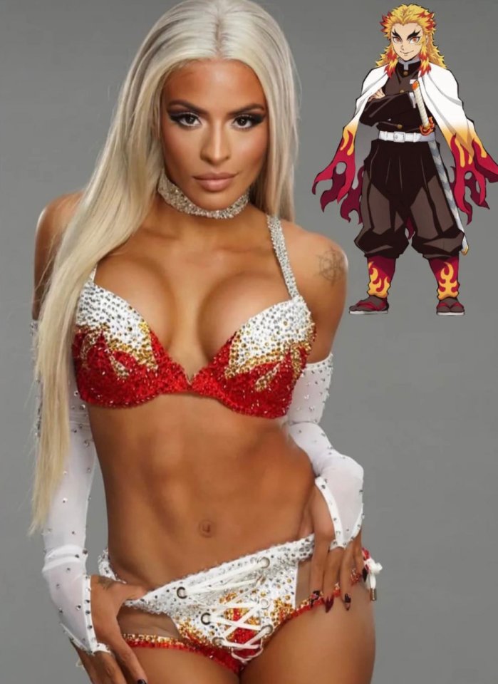 WWE superstar Zelina Vega posed as an anime character in a stunning photo shoot