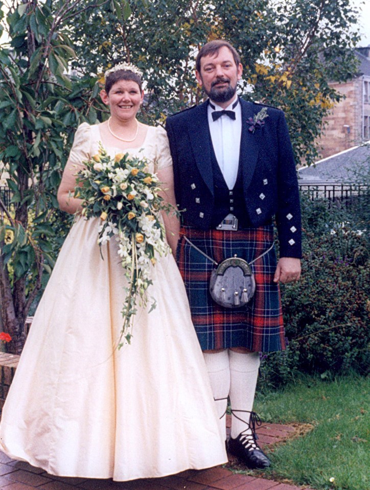 Graham Gardner, an oil worker from Gourock, pictured with wife Joyce, died in the crash