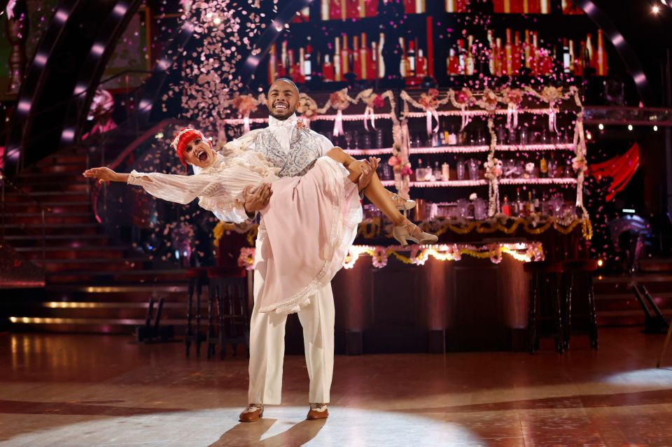 The pair wowed the judges with their themed dance this week