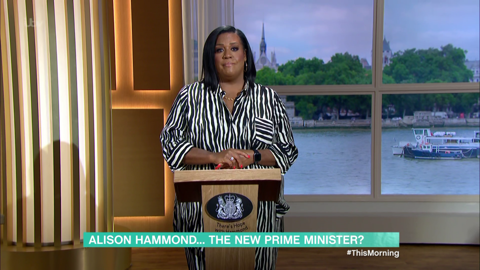 Alison Hammond baffled viewers with her speech