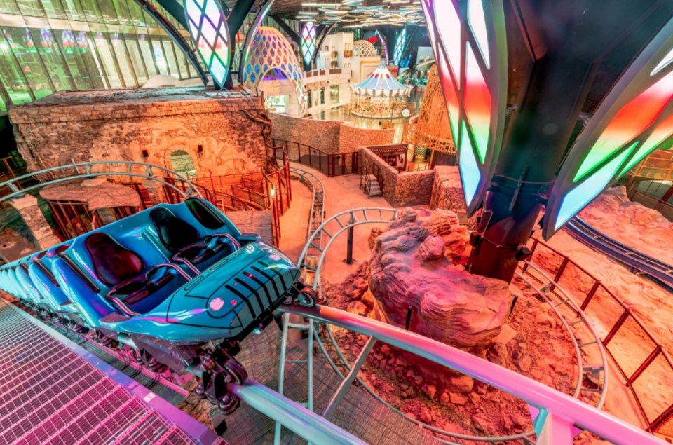 Doha Quest is a theme park built entirely indoors