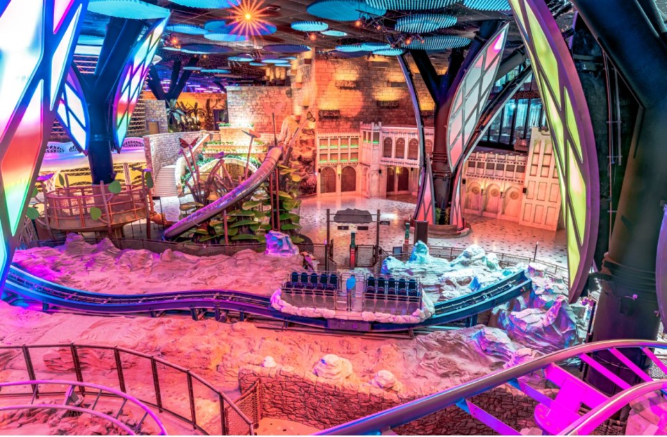 The indoor attraction opened last year in Qatar