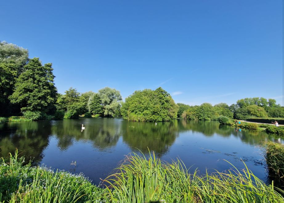 Manningford Trout Fishery, where one-year-old Melvin Gurung drowned