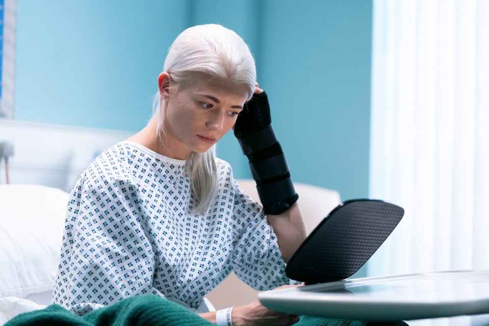 She was prepared for brain surgery during last night’s EastEnders instalment