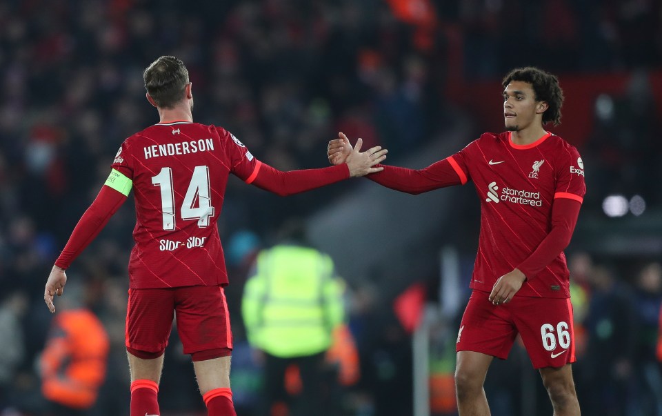 Henderson and Alexander-Arnold have been crucial parts of Liverpool's success in recent years