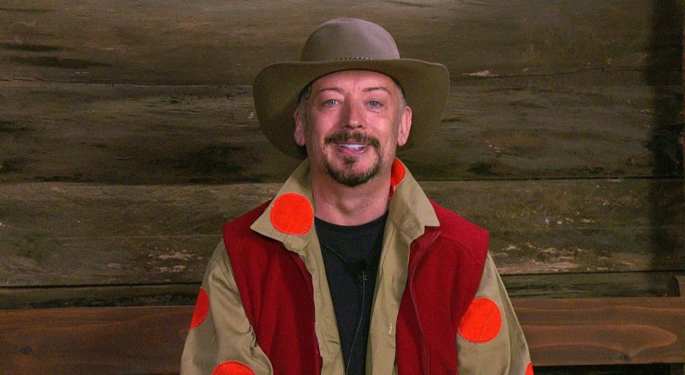 Boy George on I’m a Celebrity… Get Me Out of Here! series 22