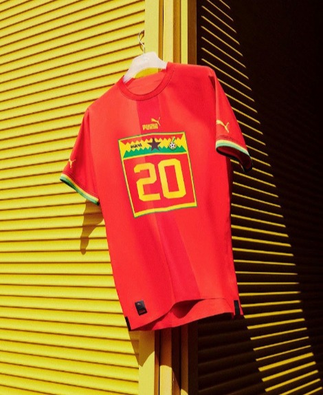 Ghana's controversial away shirt