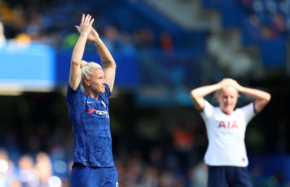 Bethany England netted Chelsea's match-winning goal when they last played Spurs at Stamford Bridge in 2019