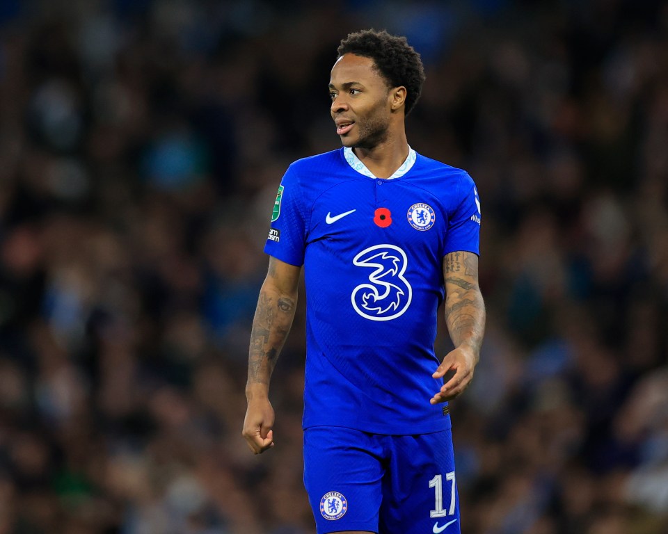 Raheem Sterling is Chelsea's top scorer so far this season