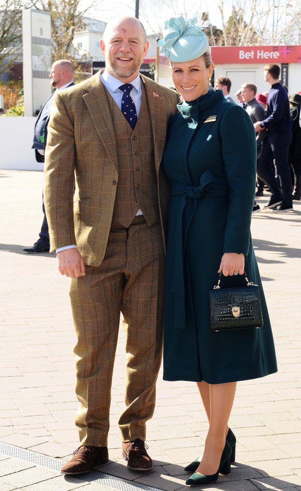 Mike married into the Royal Family through the King’s niece Zara, pictured