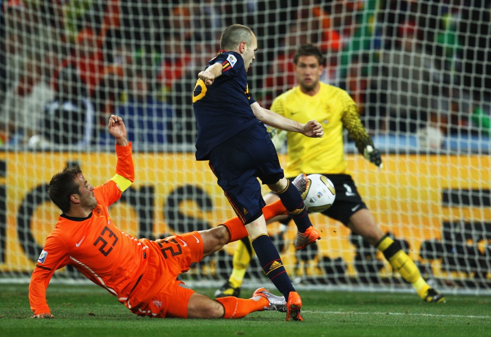 Netherlands lost the 2010 World Cup final 1-0 in extra time