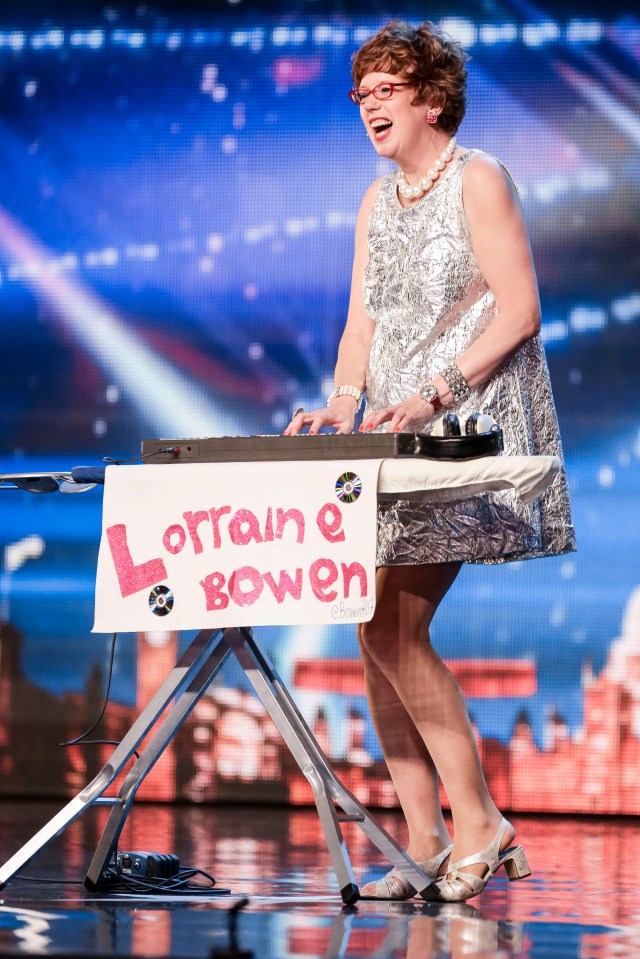 David struck with the Golden Buzzer — this time with piano teacher Lorraine Bowen