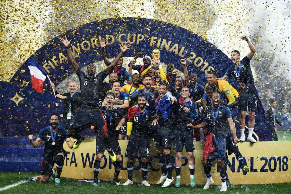 France won the World Cup in 2018 after beating Croatia in the final