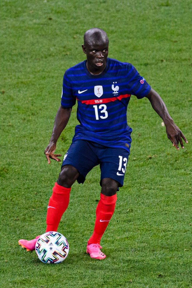 N'Golo Kante in action for France