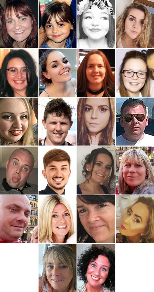 These are the 22 victims of the horror May 2017 attack