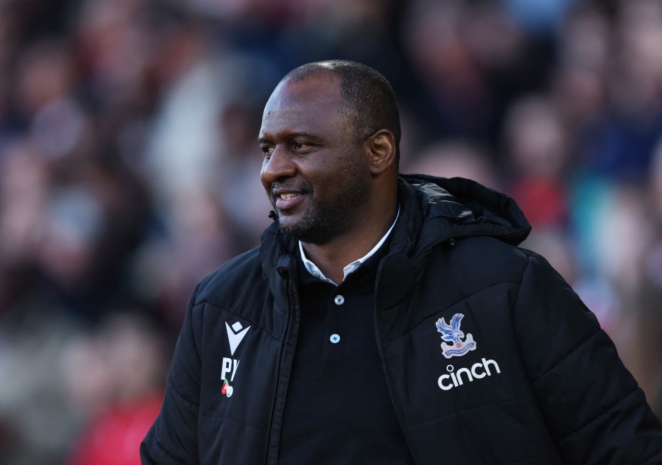 Patrick Vieira wants to bolster his Palace squad