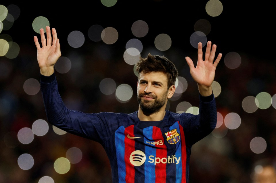 Gerard Pique said an emotional goodbye to Barcelona fans after his final match