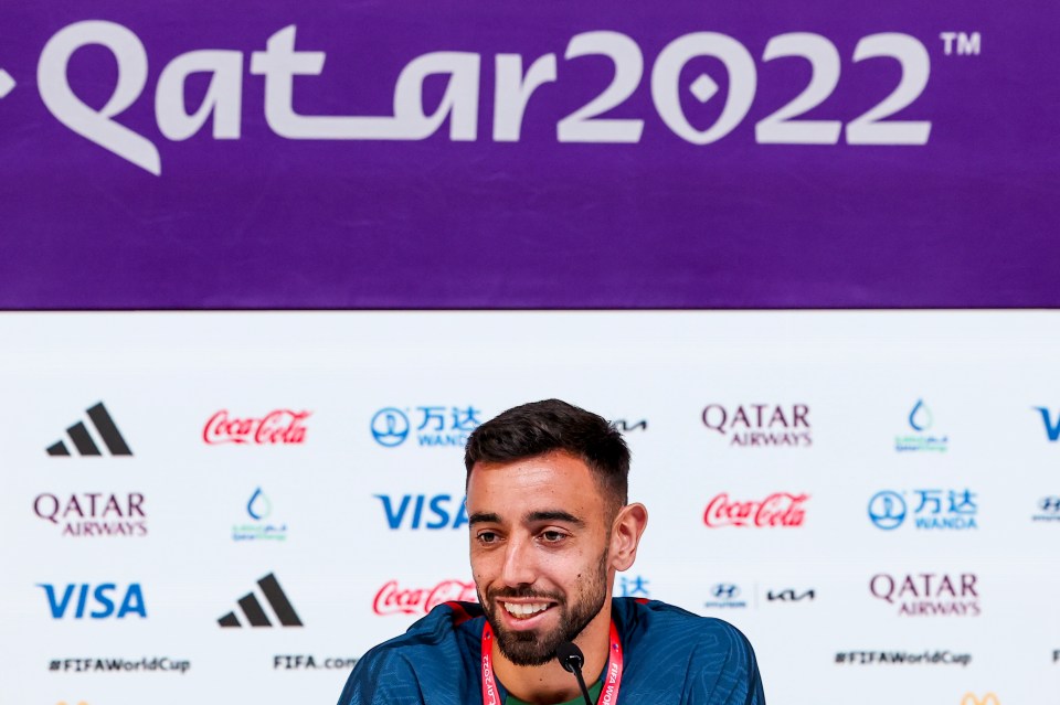 Bruno Fernandes was sent to the Portugal press conference instead of Cristiano Ronaldo