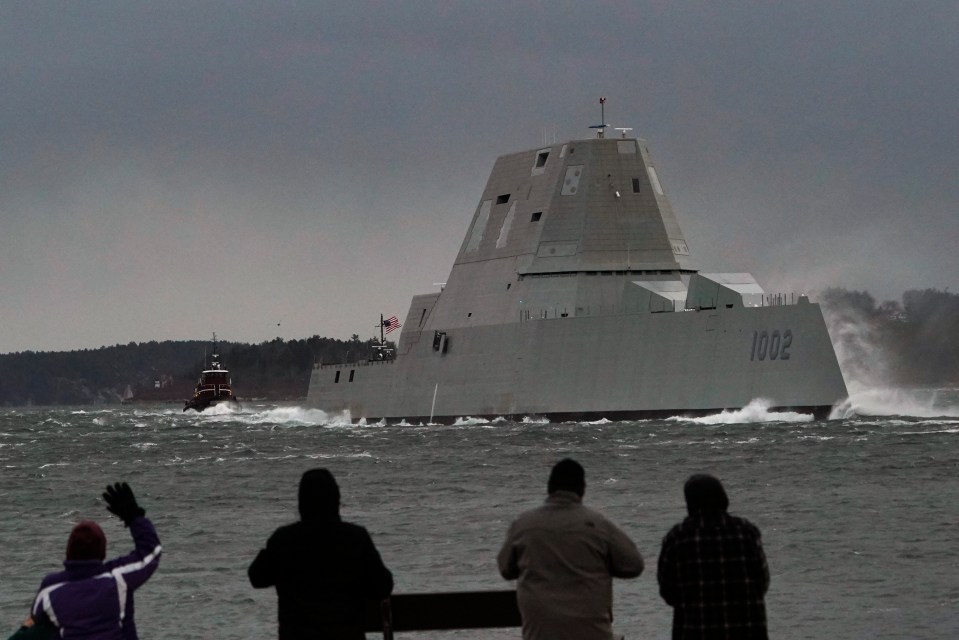 The $4.4bn stealth destroyer USS Lyndon B. Johnson is one of three due a refit