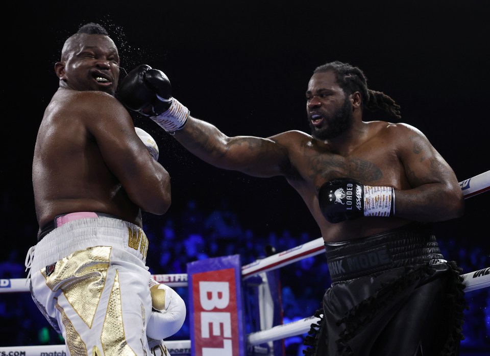 Dillian Whyte narrowly beat Jermaine Franklin on points