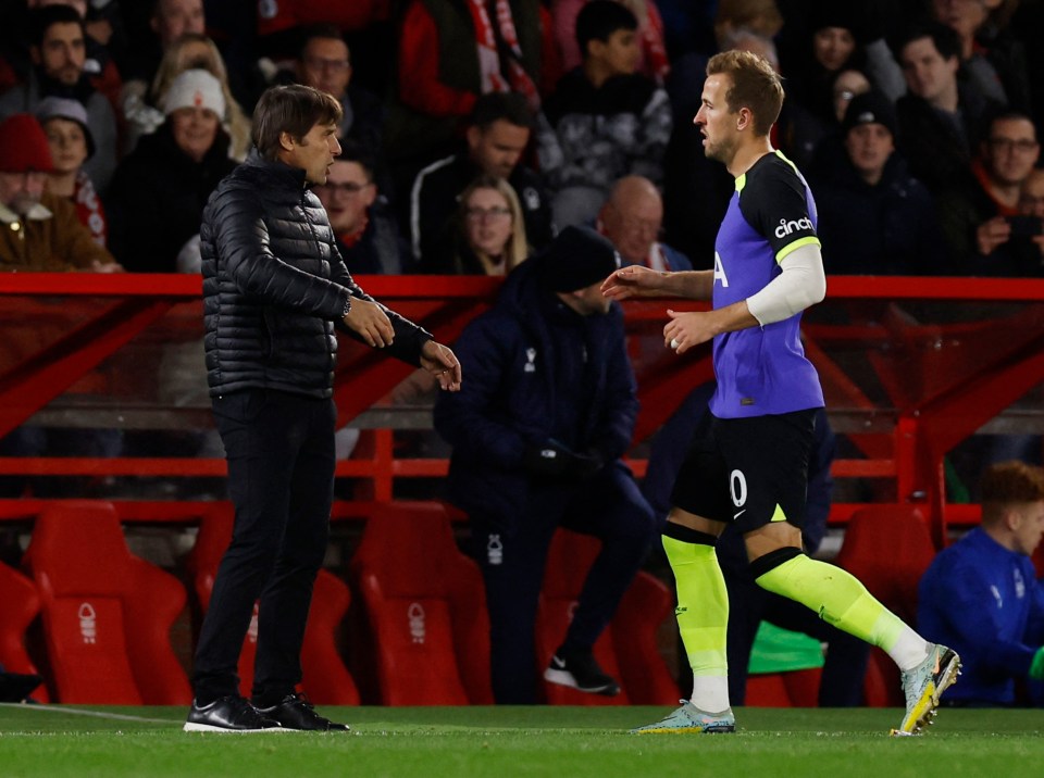 Antonio Conte admitted Harry Kane was 'really, really, tired' after Tottenham's loss to Nottingham Forest