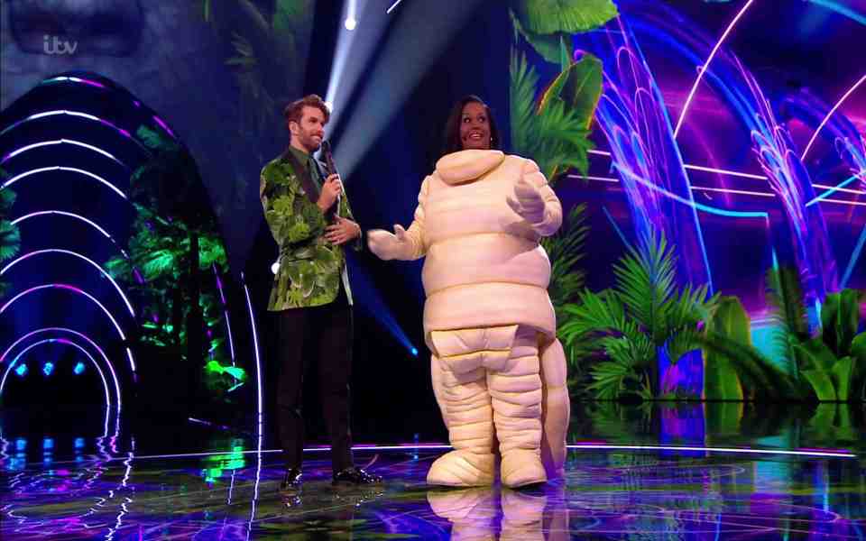 Alison Hammond was in the Witchetty Grub costume