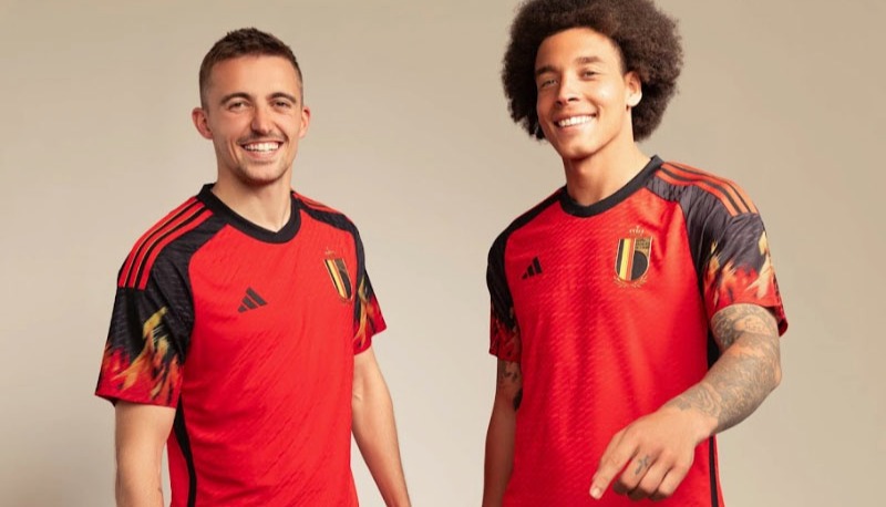 Adidas have put flames on the Belgian's shirt but will they be on fire in Qatar?