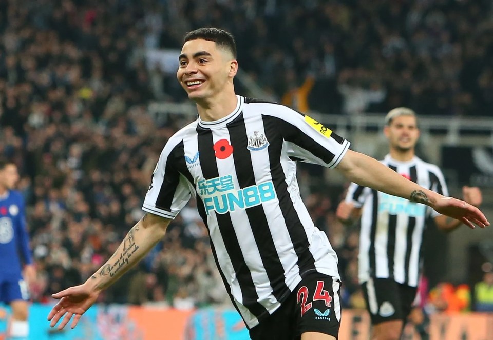 Miguel Almiron is enjoying a stunning campaign after Jack Grealish's criticism