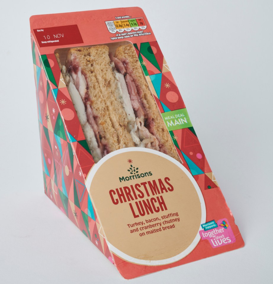 Morrisons’s Christmas Lunch Sandwich is pricier than Aldi or Lidl’s but well worth it