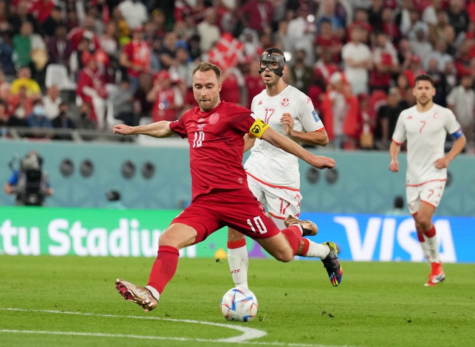 Christian Eriksen failed to lead his Denmark team-mates to a crucial three points