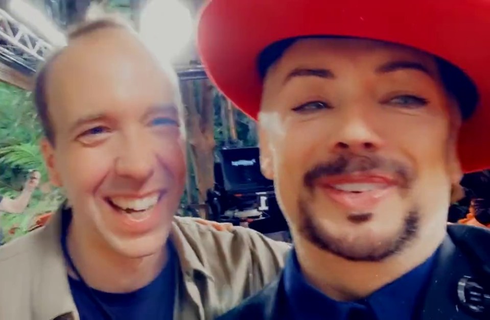 Matt and Boy George dismissed claims they hated one another