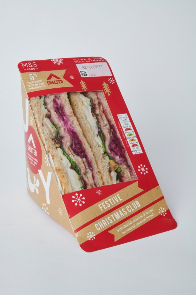 The M&S Christmas Club Sandwich has been supersized with 12 layers