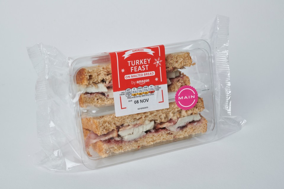 This By Amazon sandwich is lovely but just doesn’t have that Christmassy feeling