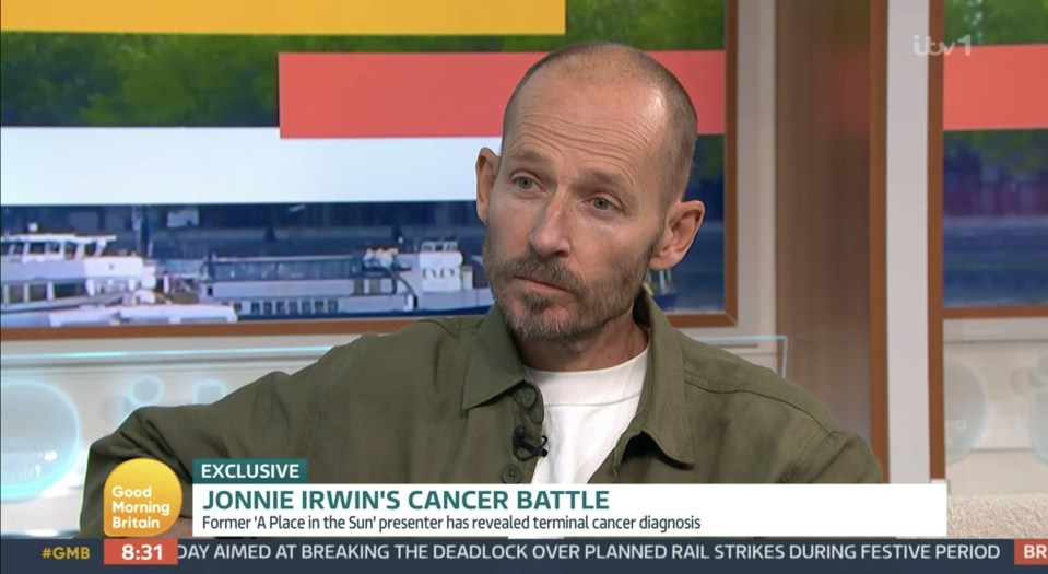 Jonnie Irwin left Good Morning Britain fans 'heartbroken' as he opened up on his terminal cancer diagnosis