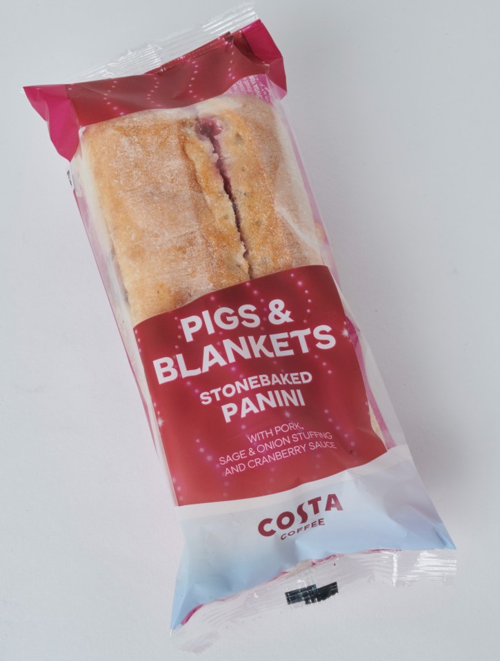 Costa’s pigs in blankets panini will stuff you up