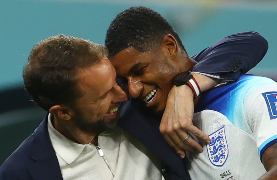 Marcus Rashford's double secured England top spot in Group B