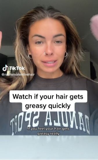 Rachel regularly shares hair care tips with her 37,000 followers