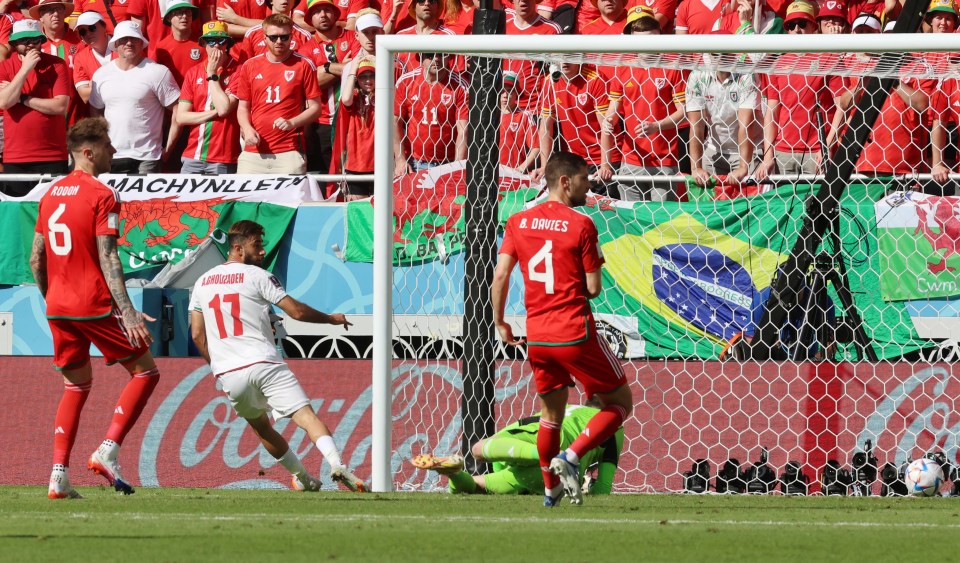 Ali Gholizadeh's goal was ruled out for offside