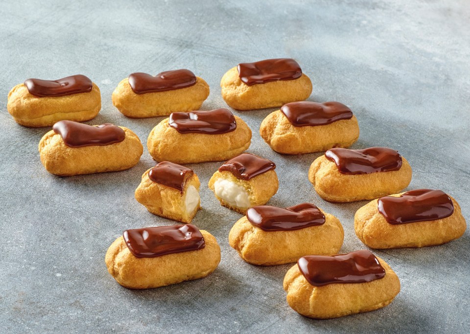 Don't fancy a whole eclair? You can try out these mini versions