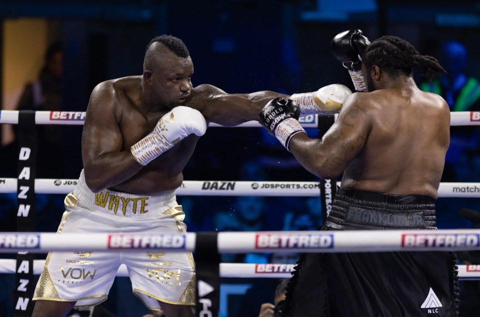 Dillian Whyte beat Jermaine Franklin by majority decision