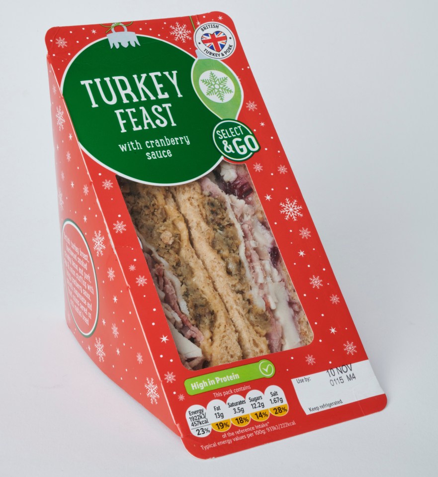 Lidl’s Christmas sandwich makes for a decent lunch at a cheap price