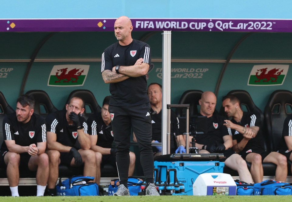 It was a painful watch for Rob Page in the dugout