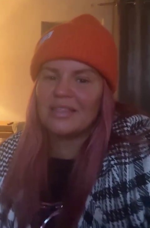 Kerry Katona said she felt like her body had swollen