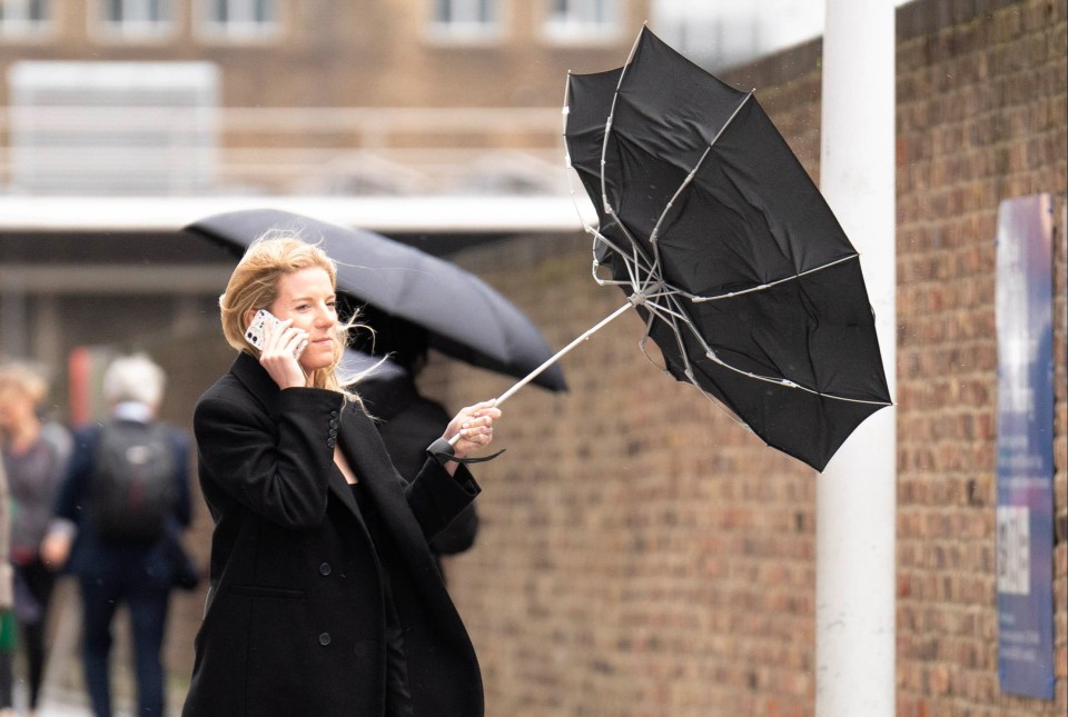 Wet and windy conditions are also expected for today